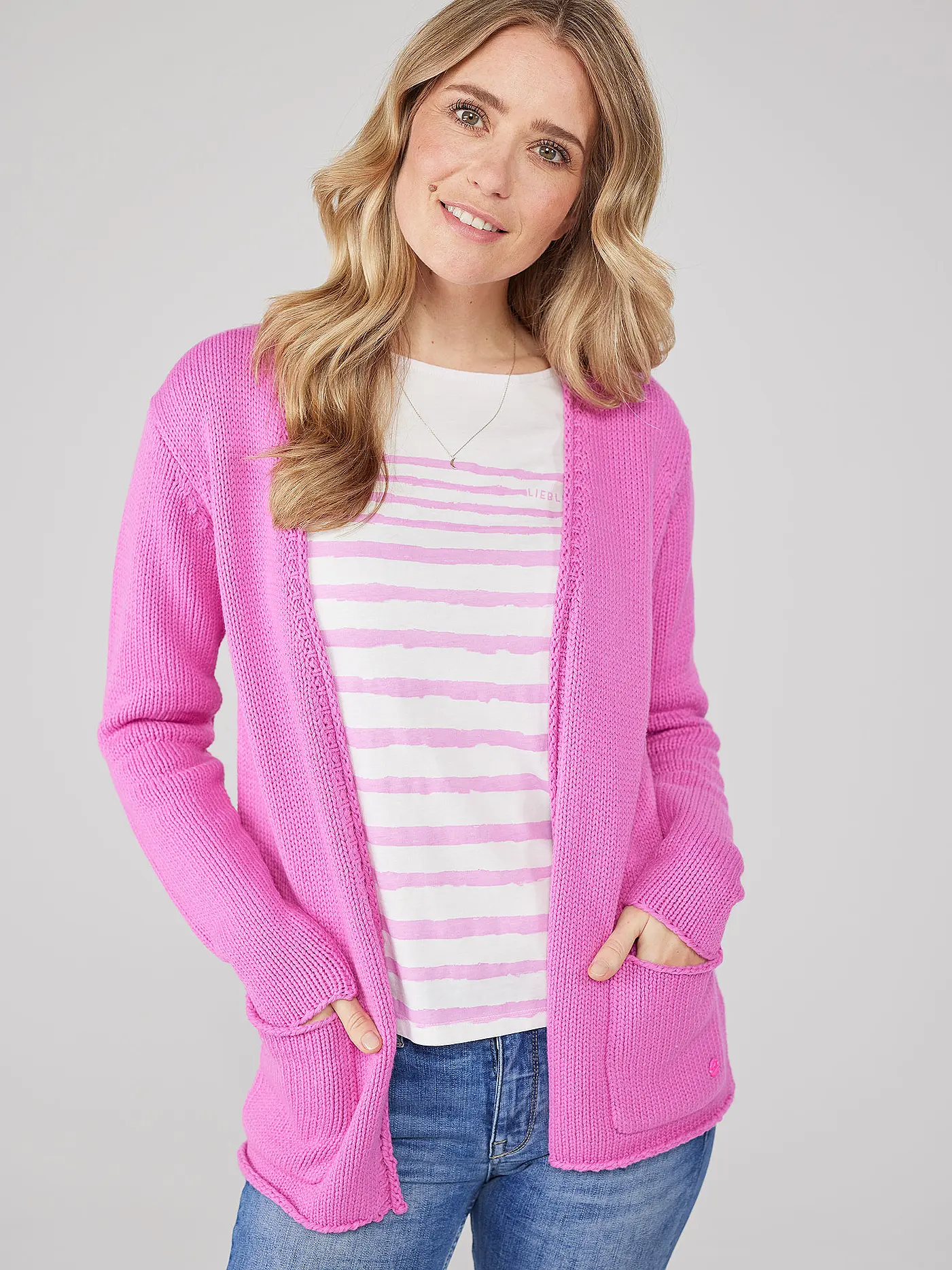 LIEBLINGSSTÜCK | Strickjacke SILJAL | rosa
